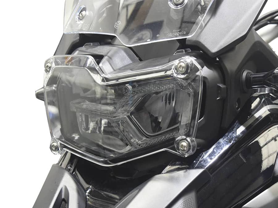 Protezione Faro In Acciaio Per BMW F 750 GS (2018-2021) - Griglia Coprifaro Aftermarket (Arancione)
