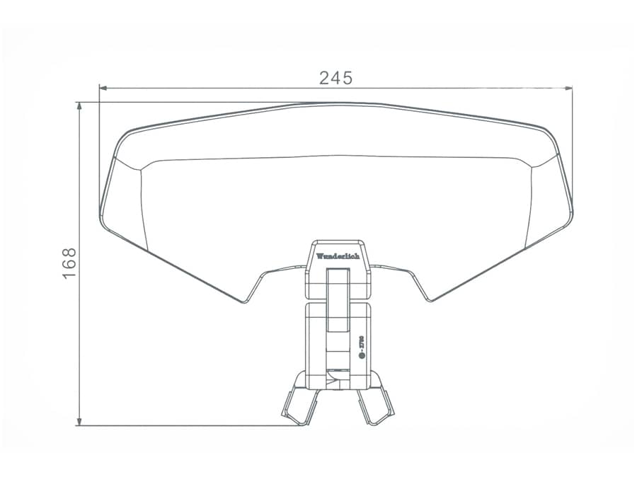 Deflector De Viento Universal Wunderlich