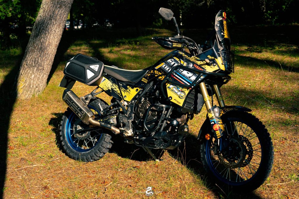 Juego De Maletas Laterales Royster Speed Negro / Gris