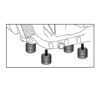 repuestos caucho babero motor bmw f800gs