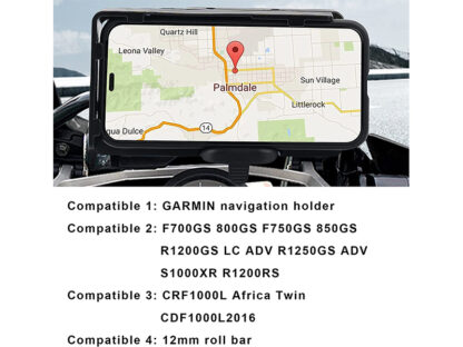 SOPORTE PARA CELULAR CON USB SOBRE BASE GPS BMW Motorrad