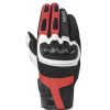 GUANTES HEVIK ABREGO NEGRO/ROJO