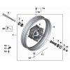 Radio Rueda Delantera Bmw R1200Gs-K50/K51/R1250Gs/Adv/R-Ninet