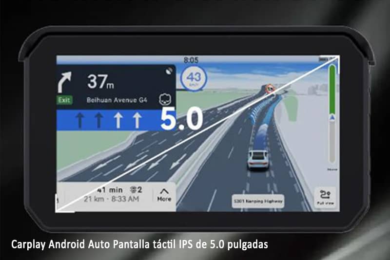 Pantalla Carplay Android Auto motorcycle – Motos y Servitecas