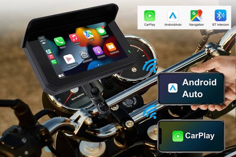 Instalar pantallas con Android Auto en la moto: esto es lo que