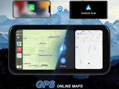 Pantalla Carplay y Android motorcycle 6.25" HD - Image 8