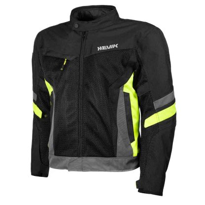 Chaqueta HEVIK Vega Air Negro / Neon / Gris - Image 3