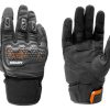Guantes HEVIK Dalat Negro Verano Negro/Naranja