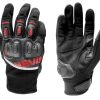 Guantes HEVIK Krabi Verano Negro/Rojo