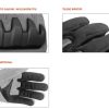 Guantes HEVIK Fuji Invierno Negro