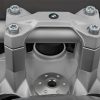 Elevador manillar 40mm plata sin navegador BMW F850GS / ADV / F900GS / ADV