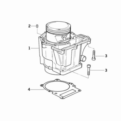 Empaque Cilindro Motor BMW G650Gs/Sertao/F650Gs/Dakar