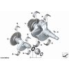 Casquete Verde Balanceador Cigueñal BMW G310GS / G310R