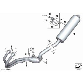 Sensor De Oxigeno (Sonda Lambda) BMW F650GS/F700GS/F800R/F800S/F800GS/Adv/F800GT/K25/R1200R/R-NINET