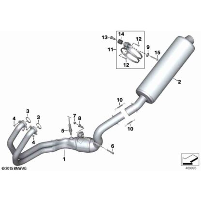 Sensor De Oxigeno (Sonda Lambda) BMW F650GS/F700GS/F800R/F800S/F800GS/Adv/F800GT/K25/R1200R/R-NINET
