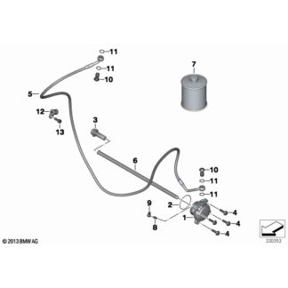 Cilindro Receptor Embrague BMW K1600GT / GTL