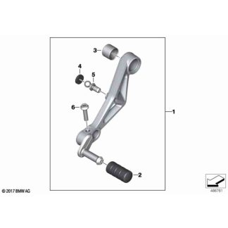 Caucho Pedal De Cambios BMW Serie F / R1200GS-K50 / K51 R1250GS / ADV / R1250R