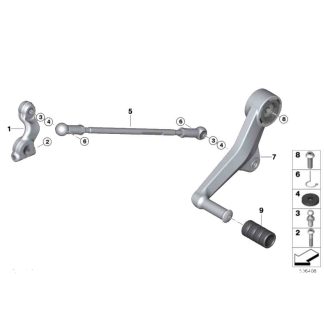 Caucho Pedal De Cambios BMW R1300GS/ADV