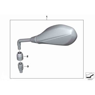Caucho Espejo BMW F650Gs/F700Gs/F800Gs/Adv/R/S1000R/K25