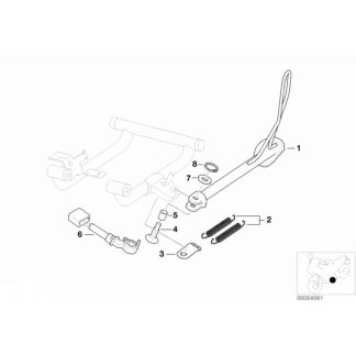 Tornillo Caballete Lateral BMW G650GS / SERTAO