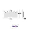 Pastillas Freno Delantero NISSIN BMW K1200R / K1300R / R1200C / R1200R / R1150GS / K1600GT / K1600GTL