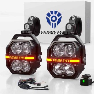 Juego De Luces Exploradoras Led FUTURE EYES Z4 AMARILLO/BLANCO