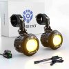 Juego De Luces Exploradoras Led FUTURE EYES F20 AMARILLO/BLANCO