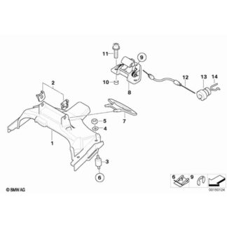 Guaya De Apertura Silla BMW F800R / F800GT