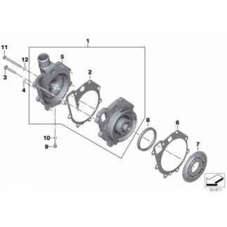 Bomba De Agua BMW F750GS/F800GS F850GS/ADV/F900GS/ADV/F900R/XR