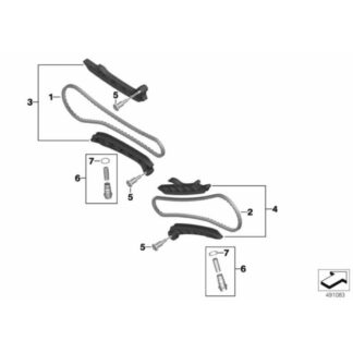 Tensor De Cadenilla Izquierdo BMW R1250GS / ADV